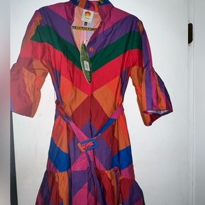 Fam Rio “Amanda Stripes Mini Dress”